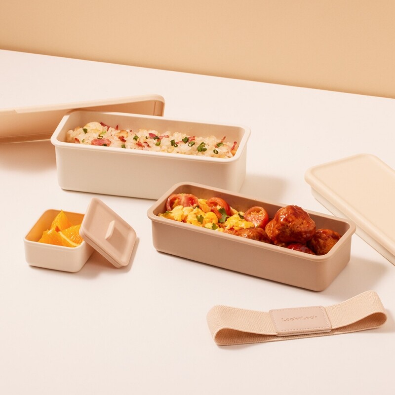 좋은 것을 담다 락앤락,투고 2단 간편캡 도시락 밴드 세트