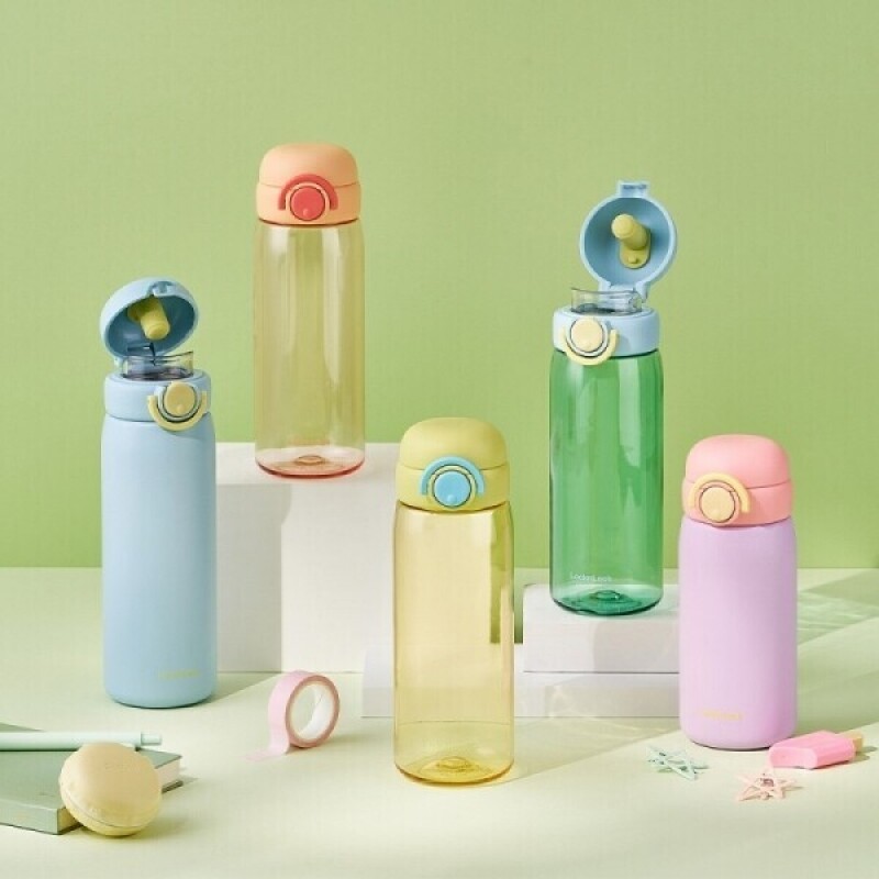좋은 것을 담다 락앤락,[락앤락몰 전용] 스쿨핏 스위치캡 보틀 520ml+스트랩