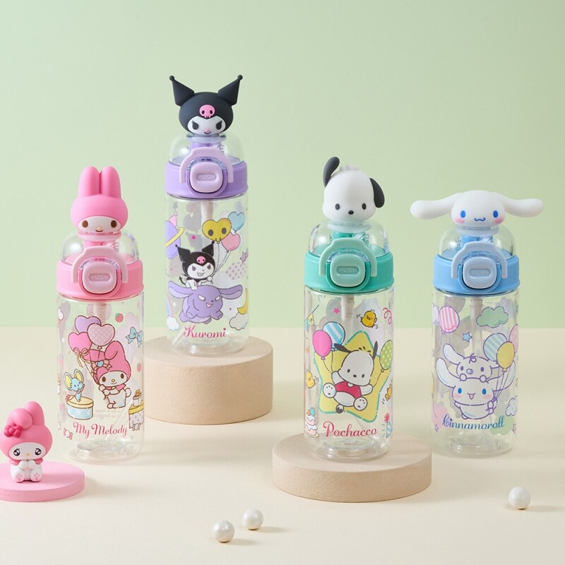 좋은 것을 담다 락앤락,스쿨핏 산리오캐릭터즈 원터치 피규어 보틀 430ml