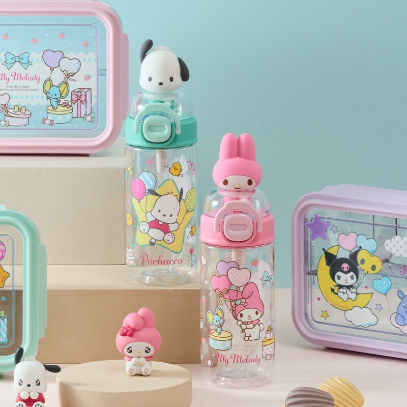 좋은 것을 담다 락앤락,스쿨핏 산리오캐릭터즈 원터치 피규어 보틀 430ml