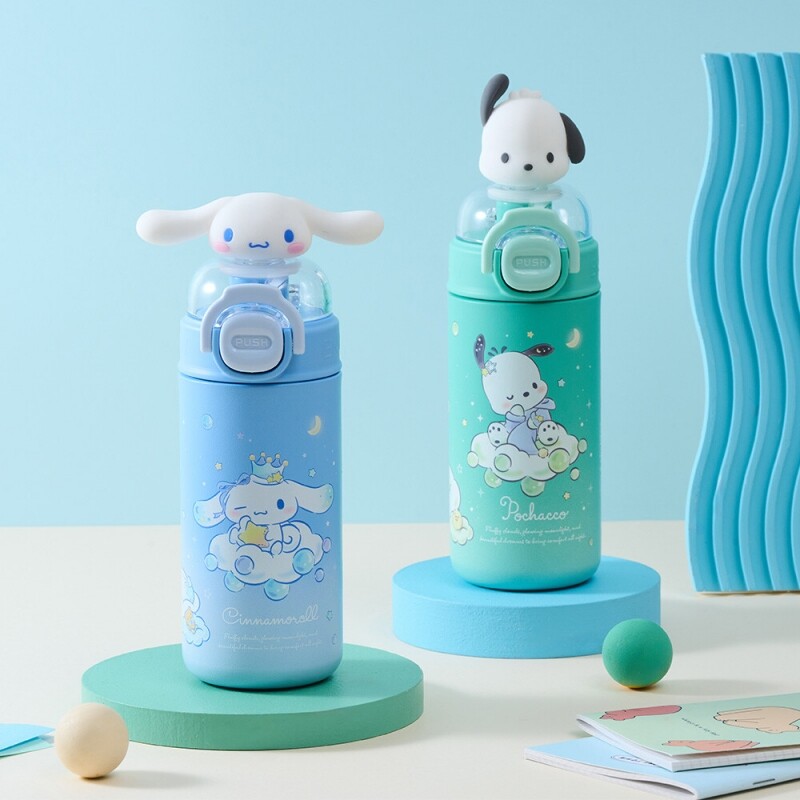 좋은 것을 담다 락앤락,스쿨핏 산리오캐릭터즈 원터치 피규어 텀블러 320ml