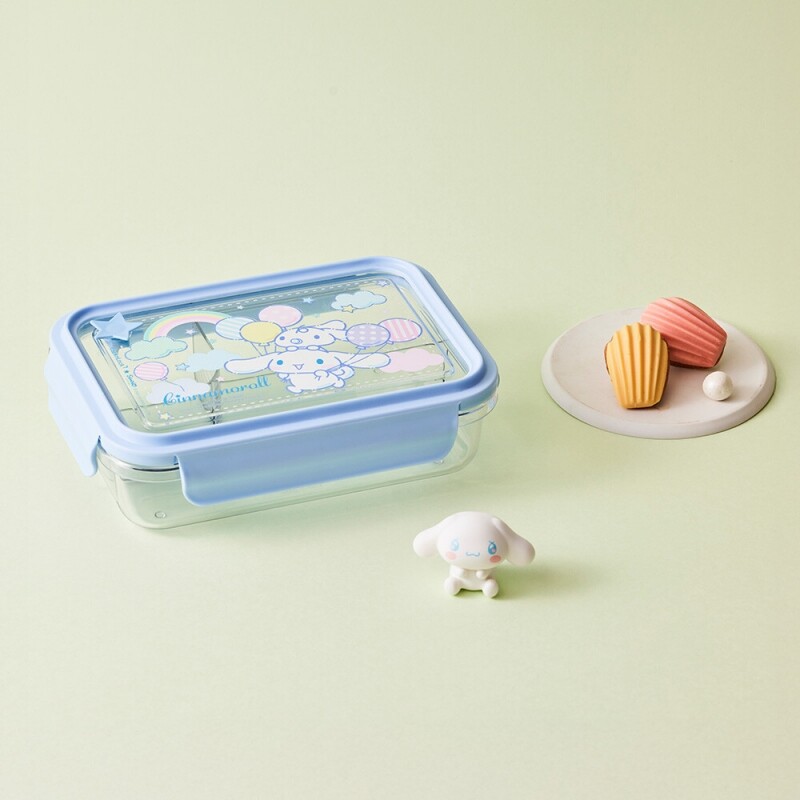 좋은 것을 담다 락앤락,스쿨핏 산리오캐릭터즈 세 칸 나눔 클리어 도시락