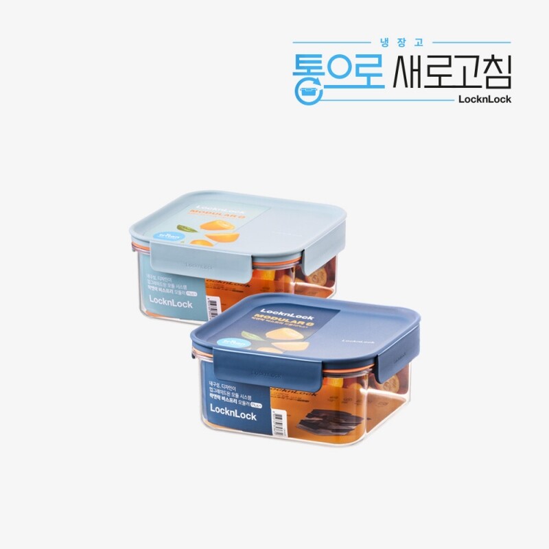 좋은 것을 담다 락앤락,비스프리 모듈러 플러스 1L 정사각