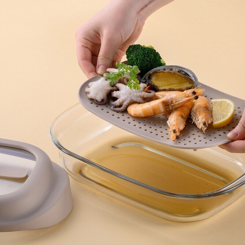좋은 것을 담다 락앤락,[락앤락몰 전용]바로한끼 간편조리 용기 1500ml 2P 세트