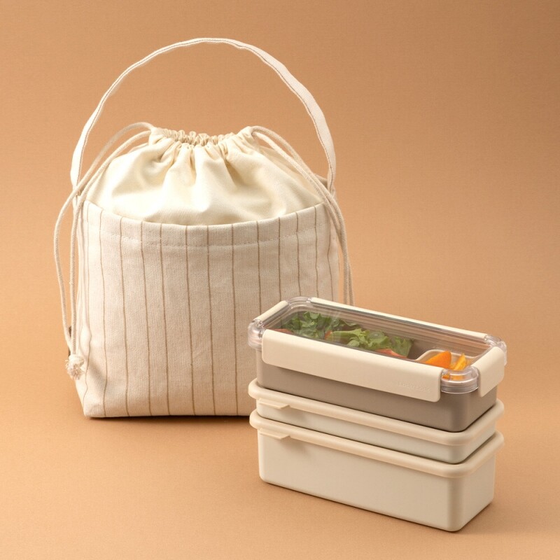 좋은 것을 담다 락앤락,투고 2단 밀폐캡 도시락 가방 세트