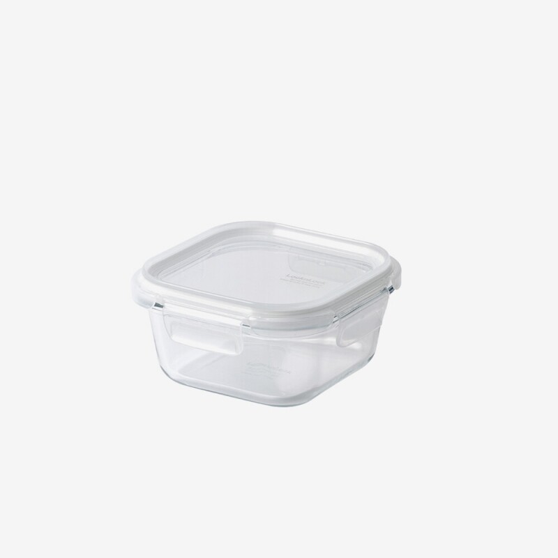 좋은 것을 담다 락앤락,스테커블 글라스 밀폐용기 정사각 520ml