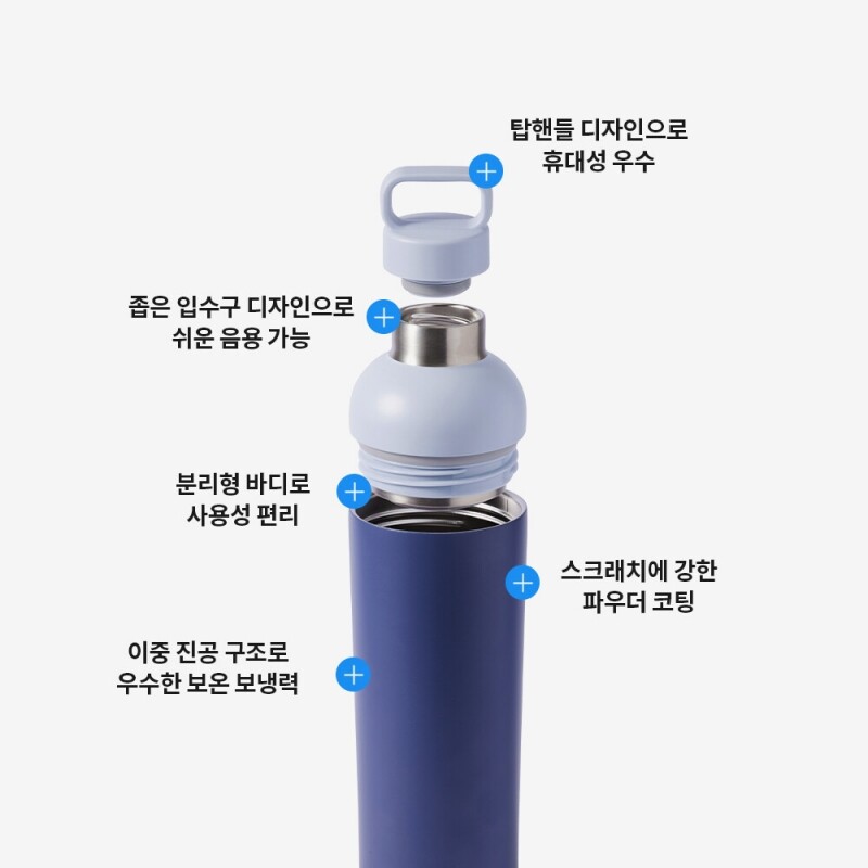 좋은 것을 담다 락앤락,슬로 듀얼 오프닝 텀블러 700ML